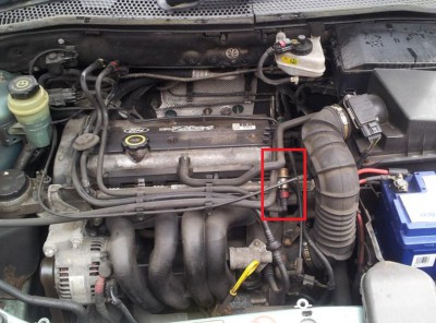 Místo, kde se mi zdá, že to "syčí".