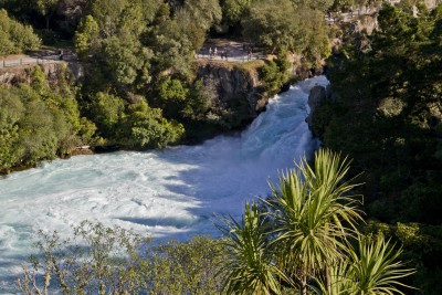 Huka Falls - nic moc zajímavého, ale bylo to při cestě