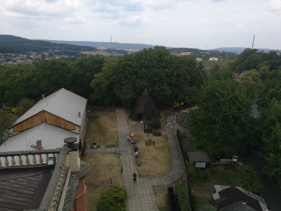 Vyhlídka z důlní věže