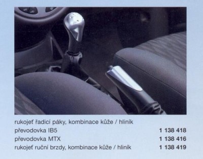 originál madlo řadící páky