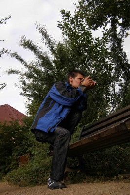 Těžká práce fotografa