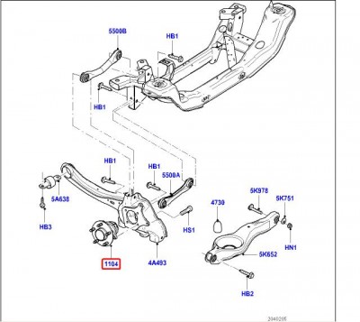 Zadná náprava Fofo 2.