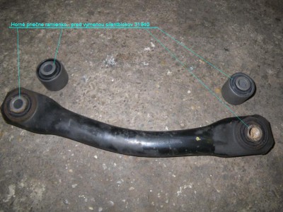 Horné priečne ramienko - trubka.