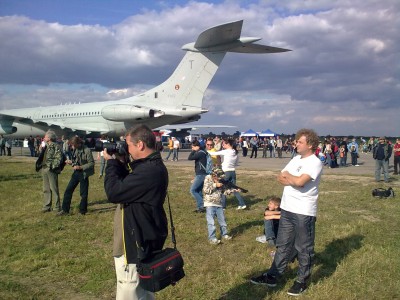 v pozadí Vikcers VC 10, Charon a odchycen zcela náhodně taky Mattys!!!